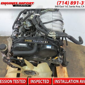 96 02 TOYOTA 4RUNNER T100 TACOMA TUNDRA 3.4L 4-CAM 24-VALVE ENGINE JDM 5VZ