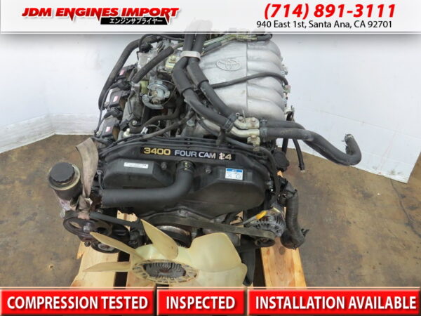 96 02 TOYOTA 4RUNNER T100 TACOMA TUNDRA 3.4L 4-CAM 24-VALVE ENGINE JDM 5VZ