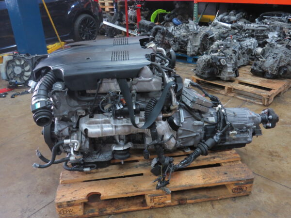 JDM Toyota JZA80 MK4 JZS147 V12 1GZ-FE 1GZ Century VVT-I ENGINE MOTOR 1GZFE 6 SPEED AT TRANSMISSION - Image 6