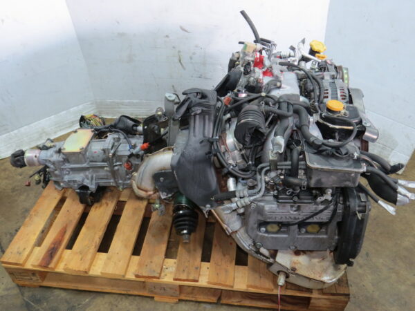JDM SUBARU IMPREZA WRX STI VER II ENGINE AWD 5 SPEED MANUAL TRANSMISSION EJ20T ( TY752VB4AA ) - Image 11