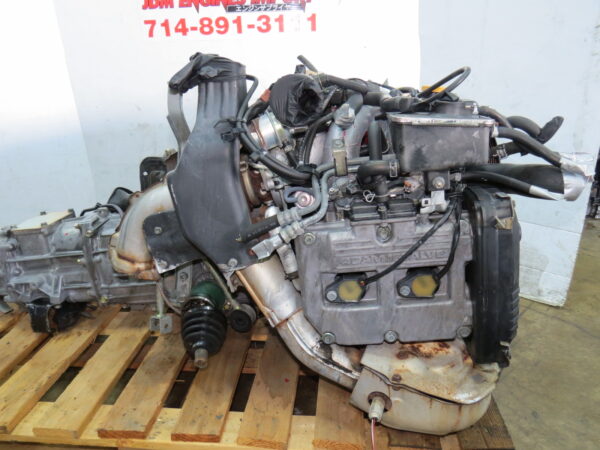 JDM SUBARU IMPREZA WRX STI VER II ENGINE AWD 5 SPEED MANUAL TRANSMISSION EJ20T ( TY752VB4AA ) - Image 10