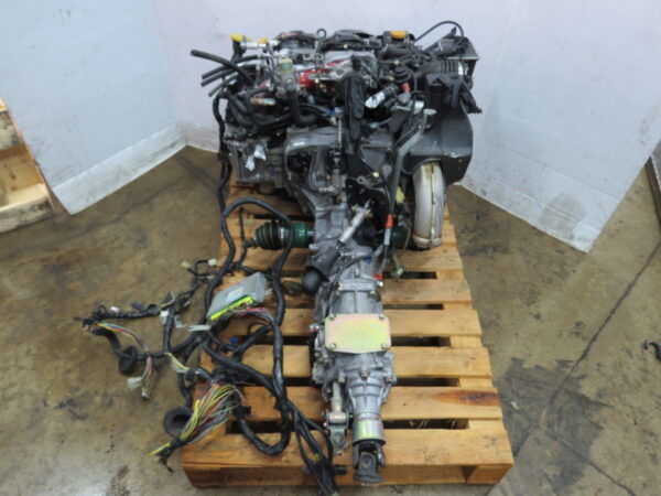 JDM SUBARU IMPREZA WRX STI VER II ENGINE AWD 5 SPEED MANUAL TRANSMISSION EJ20T ( TY752VB4AA ) - Image 8