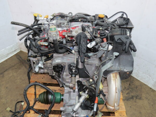JDM SUBARU IMPREZA WRX STI VER II ENGINE AWD 5 SPEED MANUAL TRANSMISSION EJ20T ( TY752VB4AA ) - Image 7
