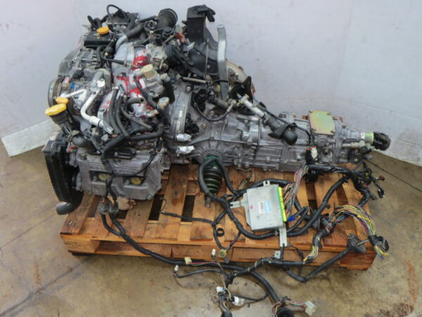 JDM SUBARU IMPREZA WRX STI VER II ENGINE AWD 5 SPEED MANUAL TRANSMISSION EJ20T ( TY752VB4AA ) - Image 6