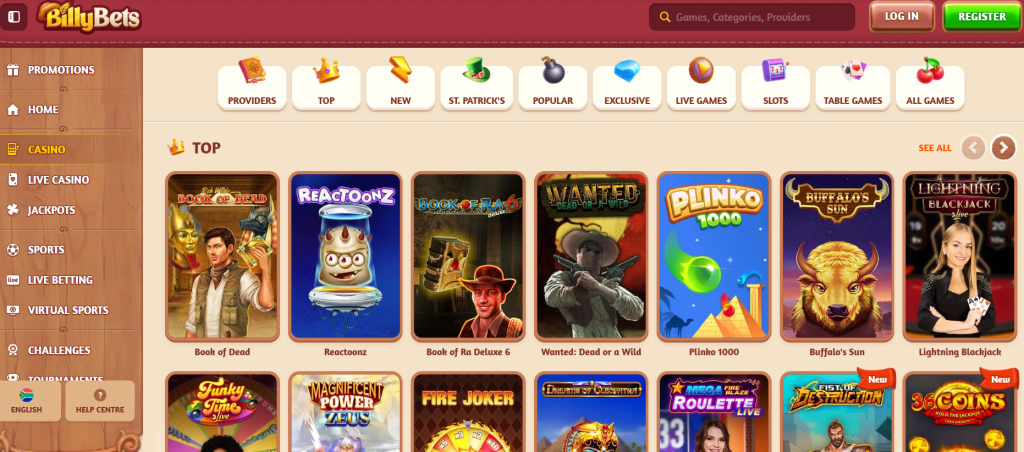 Entdecken Sie die Faszination des BillyBets Online Casinos Entdecken Sie die Faszination des BillyBets Online Casinos